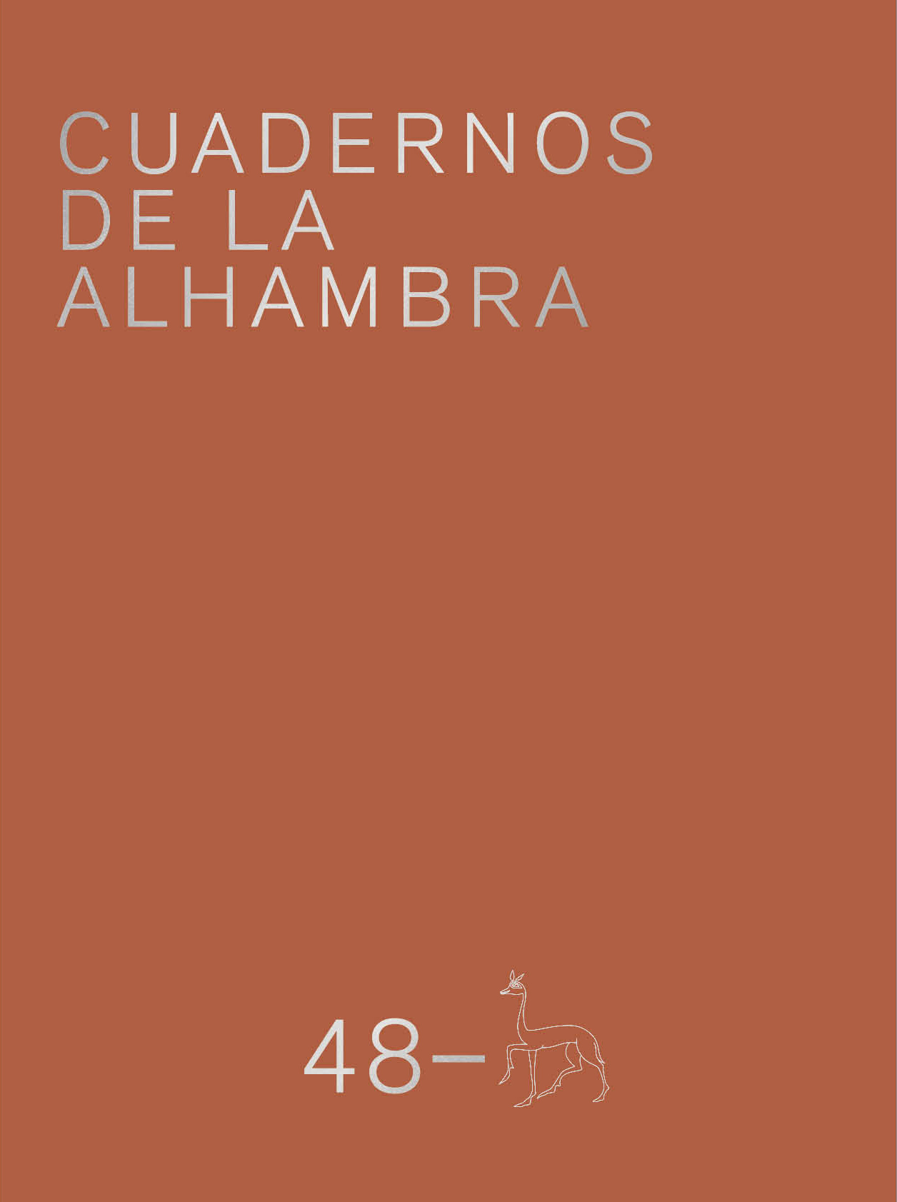 Portada del número 48 de Cuadernos de la Alhambra